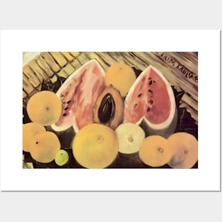 Still Life with Watermelons by Frida Kahlo Posters and Art